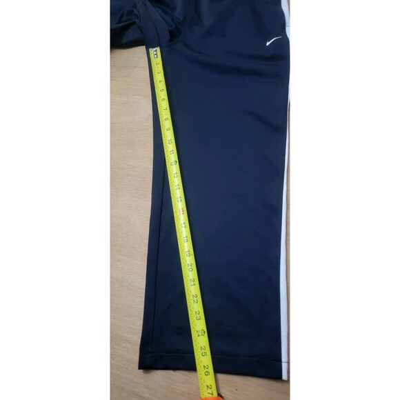 Vtg Nike The Athletic Dept Sweatpants Size Medium Men's Blue White Stripe Pocket - Picture 12 of 14